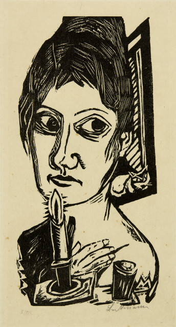 Max Beckmann : Frau mit Kerze, 1920