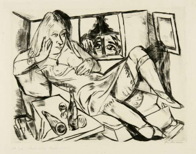 Max Beckmann : Frau in der Nacht, 1920