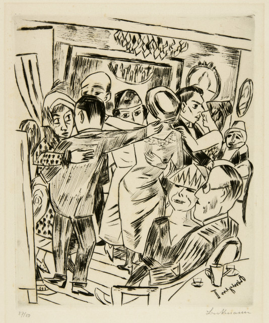 Max Beckmann : Königinbar II, 1923