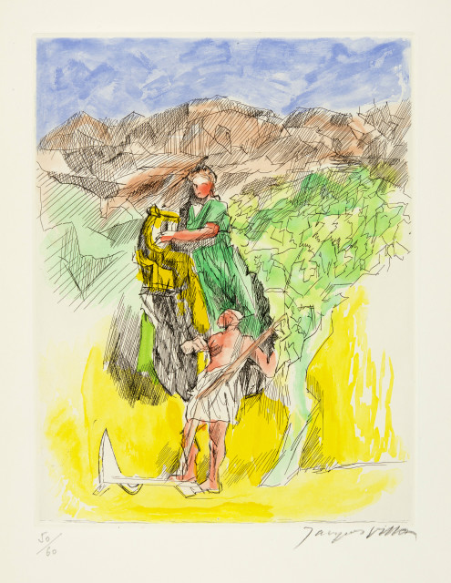 Jacques Villon : Hésiode. Les Travaux et les jours. Vingt