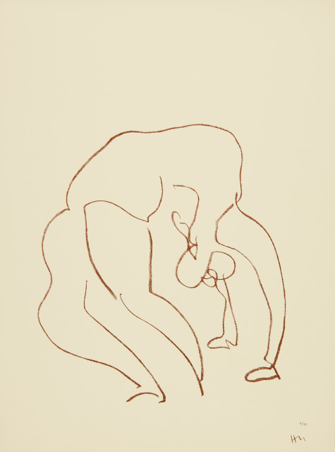 Henri Matisse  : Danseuses acrobates , 1931/32, printed in red 1967