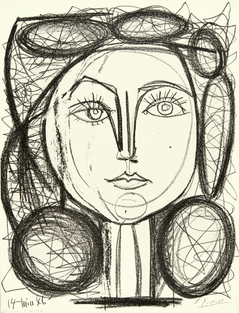 Pablo Picasso  : Françoise , 14 June 1946