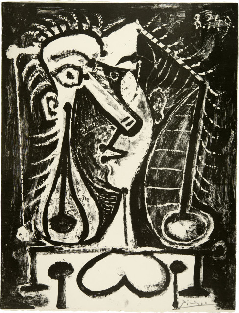 Pablo Picasso : Figure composée I, 8 March 1949