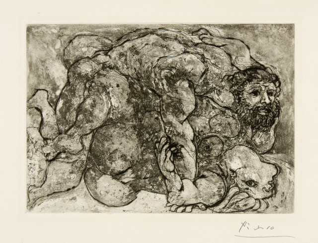 Pablo Picasso  : Couple faisant l'amour , Paris, 2 November 1933