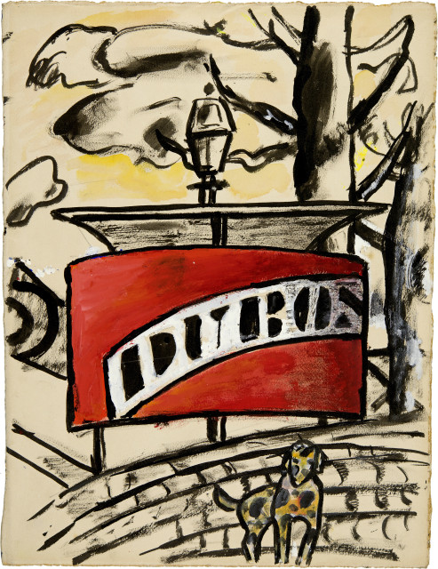 Fernand Léger  : La vespasienne -  Étude pour la ville , 1954-1955