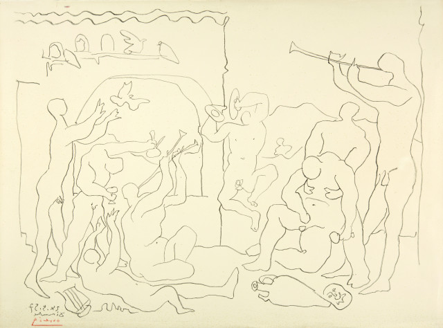 Pablo Picasso : Bacchanale, Cannes, Sunday, 24 May 1957