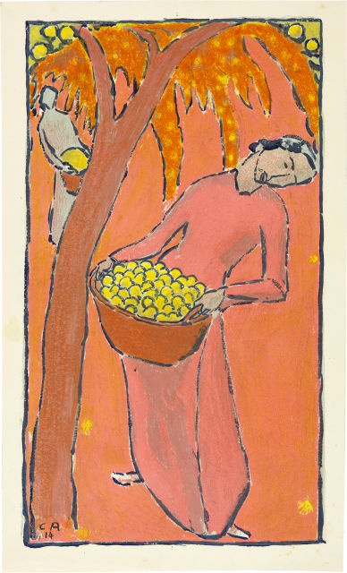 Cuno Amiet : Apfelernte, 1914