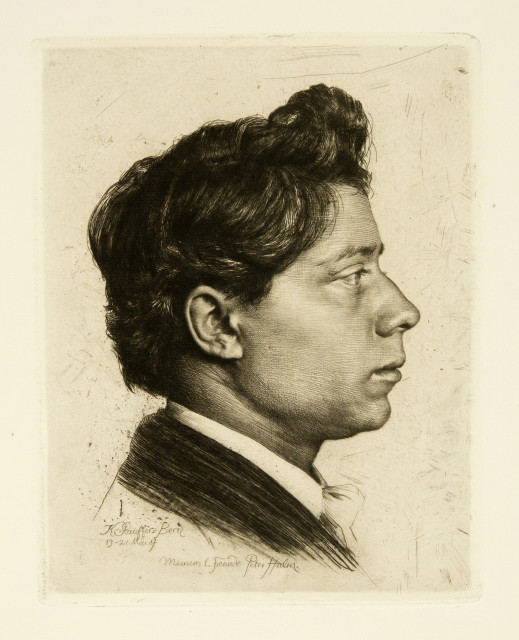 Karl Stauffer-Bern : Peter Halm, 1887