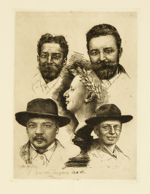 Karl Stauffer-Bern : Die Zwanglosen, 1886
