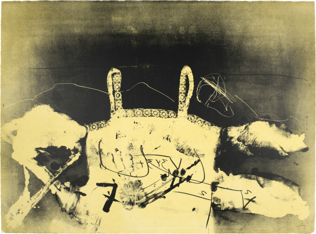 Antoni Tàpies  : Dentelle , 1977