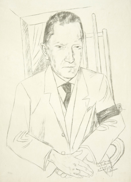 Max Beckmann : Bildnis Reinhard Piper, 1921