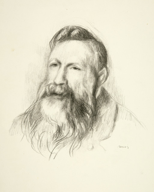 Pierre-Auguste Renoir : Auguste Rodin, Around 1910