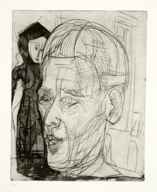 Albert Müller : Portrait Georg Schmidt, 1925, edition from 1968