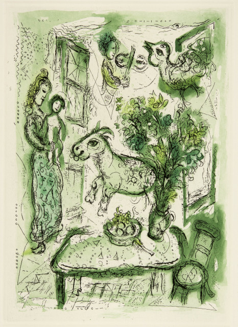 Marc Chagall  : Eau-forte pour Franz Meyer , 1961