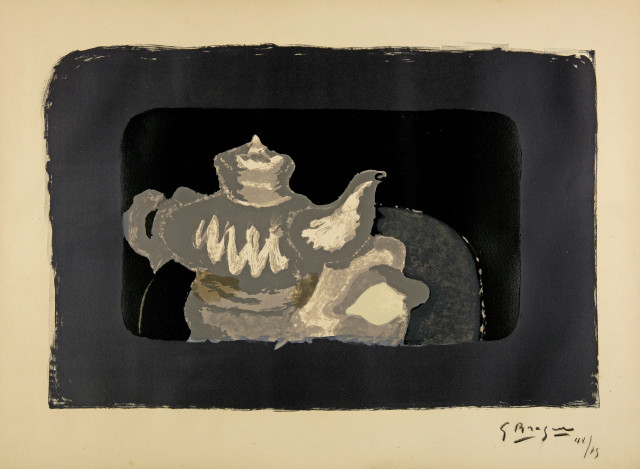 Georges Braque : Théière grise, 1947