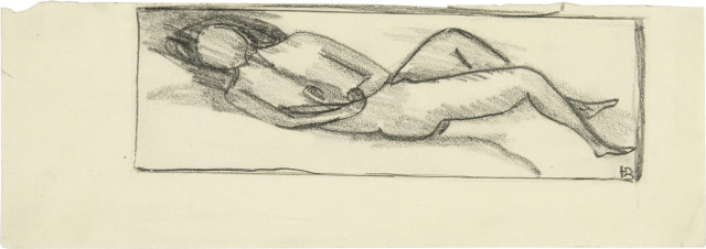 Hans Ernst Brühlmann : Liegende, 1910-1911