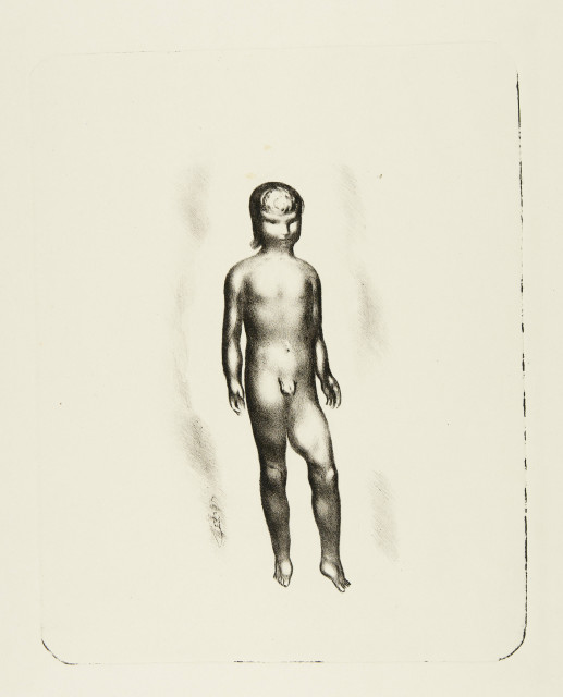 Otto Meyer-Amden : Knabenakt, 1922-1923 