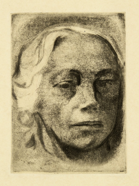 Käthe Kollwitz : Selbstbildnis, 1912, edition from 1931