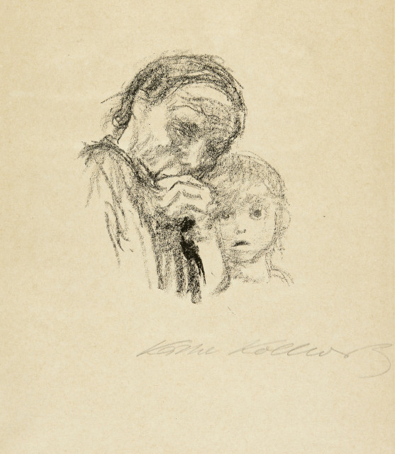 Käthe Kollwitz : Mutter und Kind, 1925