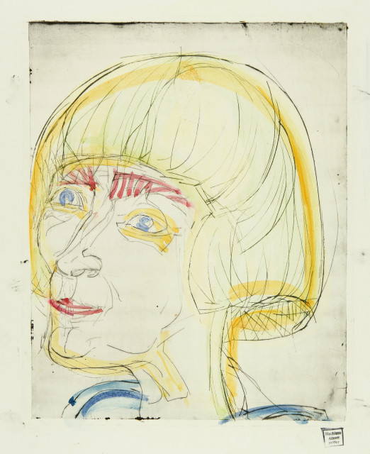 Albert Müller : Bildnis Emmy Ball-Hennings, 1926