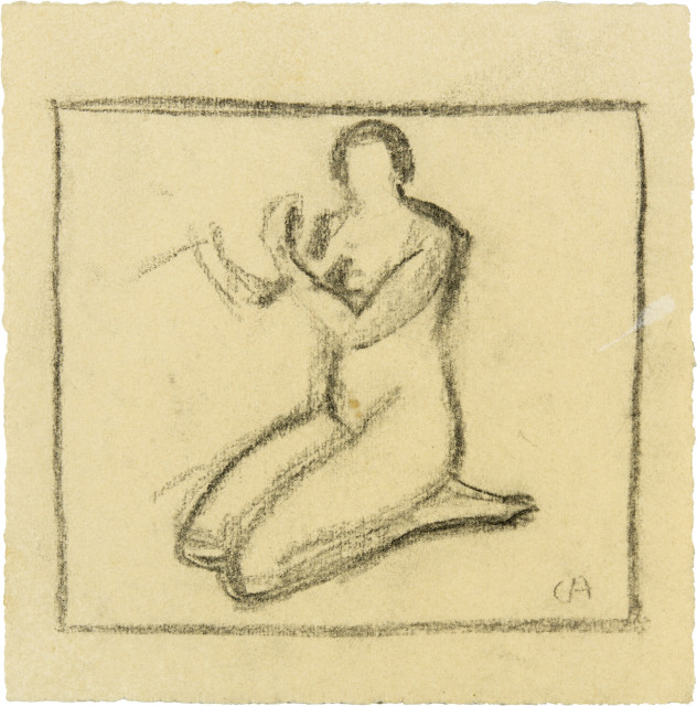 Cuno Amiet : Kleine Studie zu 'Die Kunst', Around 1912