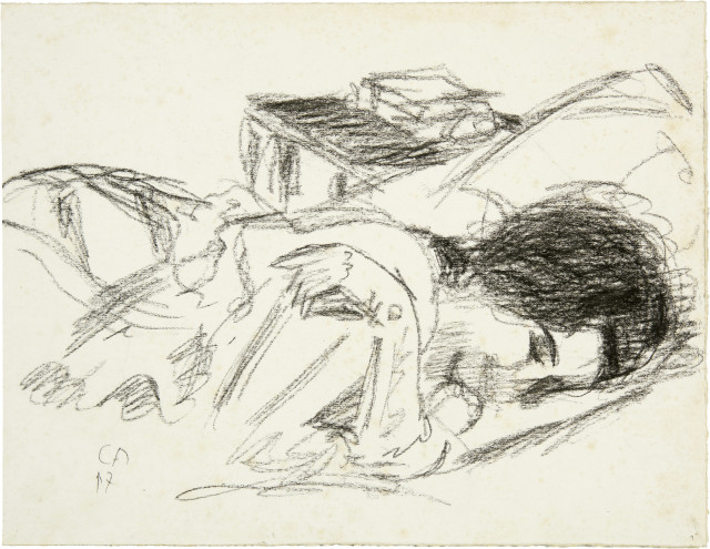 Cuno Amiet : Schlafende, 1917