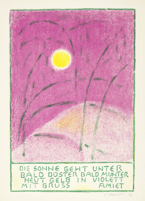 Cuno Amiet : Sammelnummer von 6 Neujahrsblätter, 1940; 1950; 1951; 1956; 1957; 1958