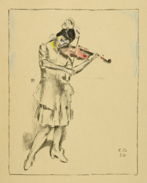 Cuno Amiet : Sammelnummer zum Thema Musik, 1916-1929
