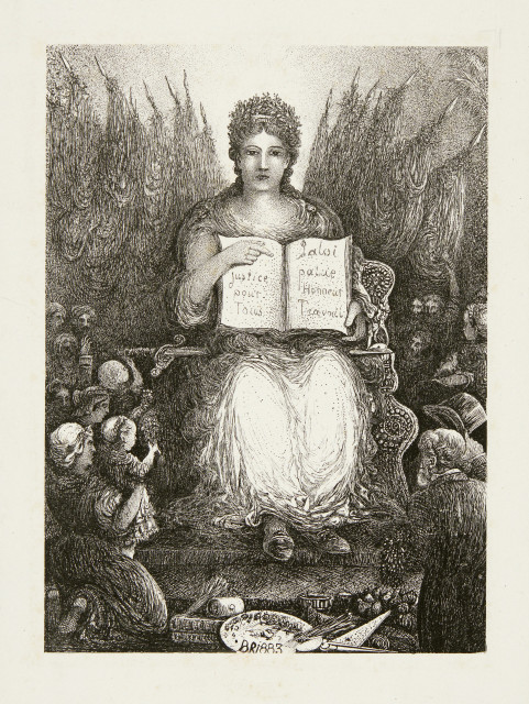 Rodolphe Bresdin  : La République , 1883