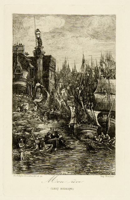 Rodolphe Bresdin : Mon rêve, 1883