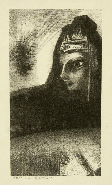 Odilon Redon : Cime noire. - Des esseintes. - Les chimères, 1887; 1888; 1889