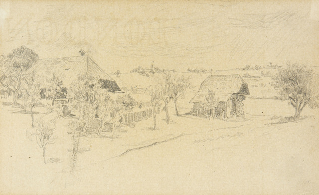 Albert Anker : Bauernhaus, Around 1897