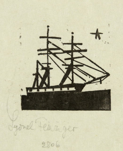 Lyonel Feininger : Dreimaster - Three-masted ship, 1929