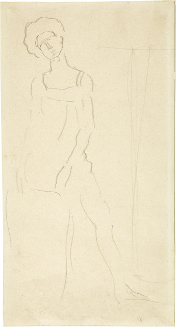 Ferdinand Hodler : Studie zur 'Helvetiafigur' auf der ..., 1908-1909