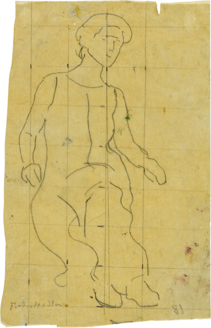 Ferdinand Hodler : Studie zu 'Heilige Stunde', Around 1906
