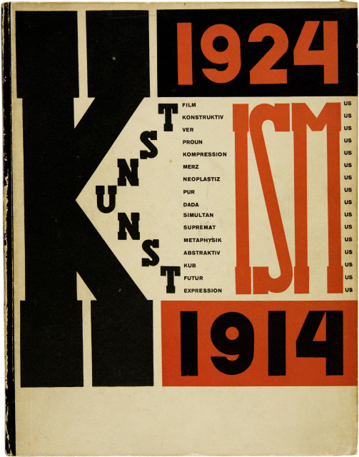El Lissitzky und Hans Arp  : Die Kunstismen - Les Ismes de l'Art - The  ..., 1925