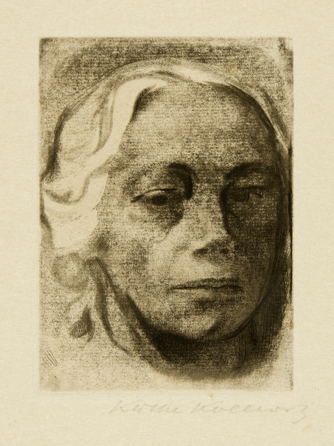 Käthe Kollwitz : Selbstbildnis, 1912