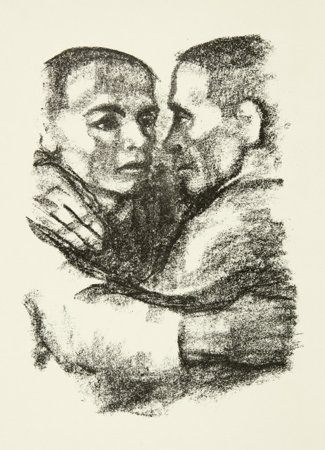 Käthe Kollwitz : Verbrüderung, Before July 1924