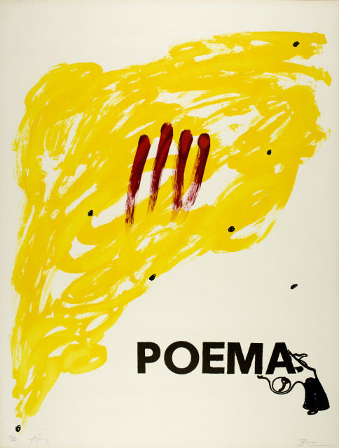 Antoni Tàpies : Poema, 1973