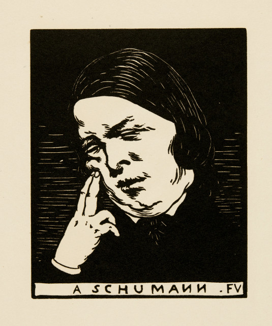 Félix Vallotton : A Paul Verlaine. - A Schumann, 1891; 1893