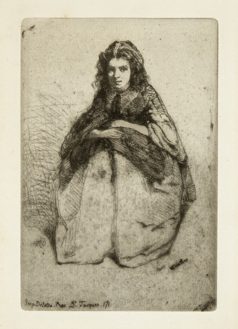 James Abbott McNeill Whistler : Fumette, Around 1859