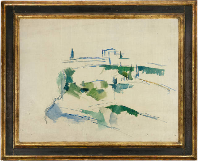 Paul Cezanne  : Paysage , Circa 1904