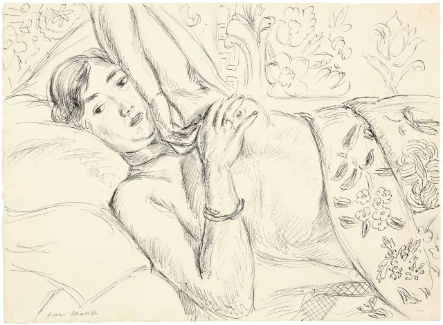 Henri Matisse  : Jeune femme couchée , 1921