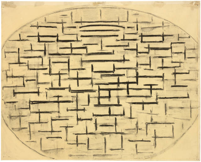 Piet Mondrian  : Ocean 4 , 1914 