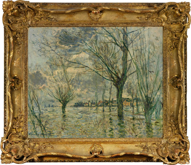 Claude Monet  : L’Inondation: La Seine à Vétheuil , 1881