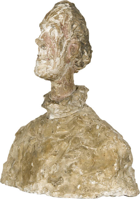 Alberto Giacometti : Buste de Diego au col roulé, 1951