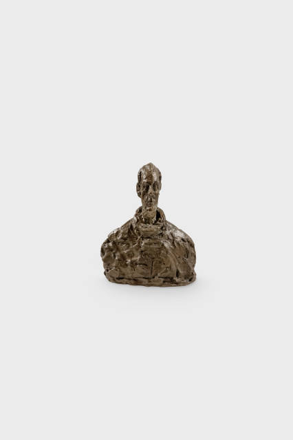 Alberto Giacometti  : Buste de Diego d'après nature , 1951, Guss von 1967 