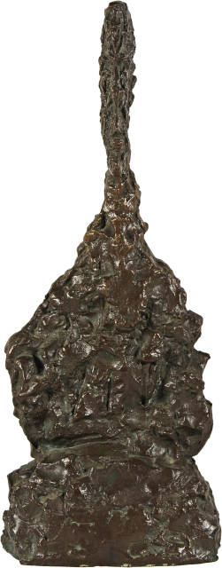 Alberto Giacometti  : Buste sur socle , Um 1957, Guss von 1960-1962 