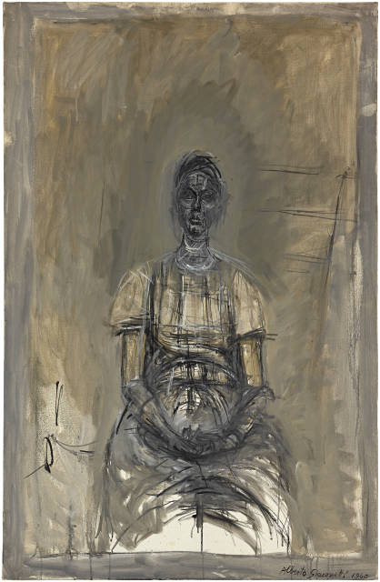 Alberto Giacometti  : Femme assise [Aika] , 1960