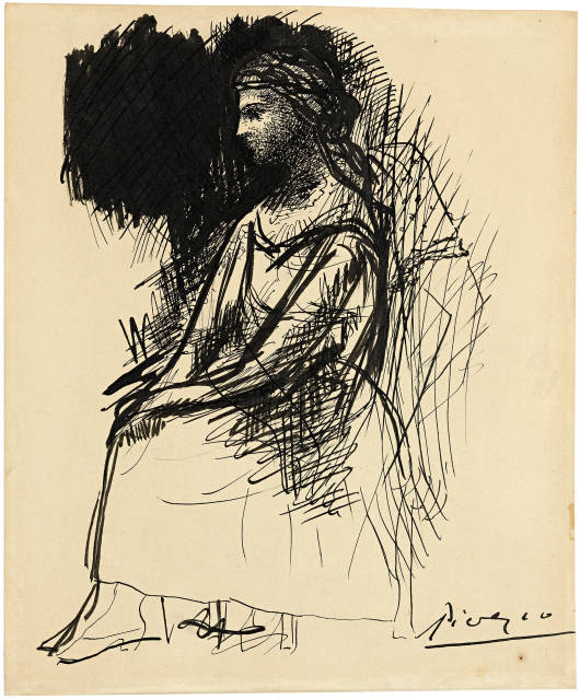 Pablo Picasso  : Danseuse au repos , 1924 